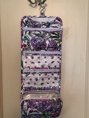 Vera Bradley Purple Floral Hanging Organizer